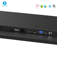 Tableta Android de 15.6 Pulgadas con Diseño Delgado de Plástico para Montaje en Pared, con RJ45, PoE, USB y Luz LED, para Reserva de Salas de Reuniones, Precio de Fábrica