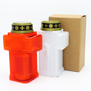 Fournisseur de bougies en gros, bougies LED sans fumée, électriques, décoration d'église, bougies de cimetière - Product Image 3