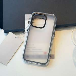Coque de téléphone 3-en-1 antichoc, transparente, simple et colorée, compatible avec l'iPhone 16 Pro Max. - Product Image 2