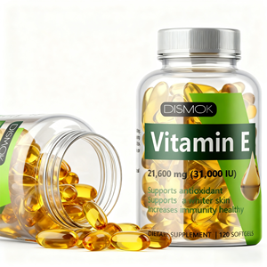 OEM/ODM/OBM Dismok Organische Feuchtigkeitsspendende Vitamin-E-Softgel-Kapseln Antioxidans Immununterstützung Vorteile für Erwachsene Individuell Anpassbar - Product Image 3