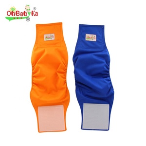 Ohbabyka 新设计防水狗尿布为男性肚脐带可洗狗尿布 - Product Image 2