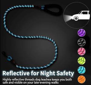 Corda retrátil para cachorros, conjunto de corda retrátil com alça acolchoada confortável para animais de estimação - Product Image 6