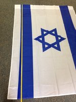 Personnalisé Pas Cher Pays 3 * 5FT Israël Drapeau Polyester Impression Numérique Extérieur Israël Drapeau
