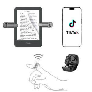 Nuevo en 2024, Anillo Giratorio para Pasar Páginas de Kindle a Prueba de Agua, Control Remoto para Desplazamiento en TikTok, Grabación de Video con Cámara Bluetooth, Aplicación IOS, Plástico - Product Image 3