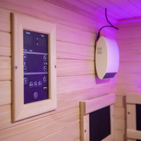Bois solide 1 mini sauna infrarouge portatif de personne avec l'appareil de chauffage de carbone