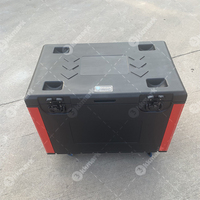 Kkmark Factory Outlet Noir Rouge Pe Plastique Léger Amovible Ignifuge Étanche Utilitaire Trunk Cable HDPE Flight Case
