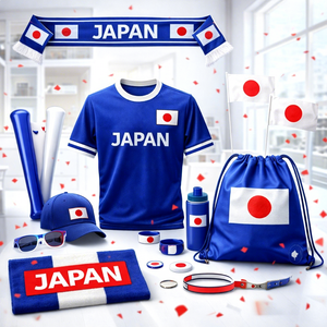 Event Ready Fan Support Items Promotional Fan Event Giveaways with Air Horn Cheer Stick Pom Pom Glow Stick <b>Balloon</b> Banner Props - Product Image 1