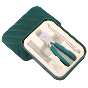 German anti-splash nail clippers, wide-opening nail clippers with single angled tip, nail trimming <b>tools</b>. - Product Image 5