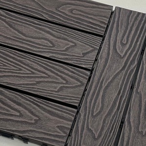 Nouveau produit 2025 : Dalles de terrasse en composite WPC à grain de bois 3D en relief, pour extérieur, à emboîtement - Product Image 4