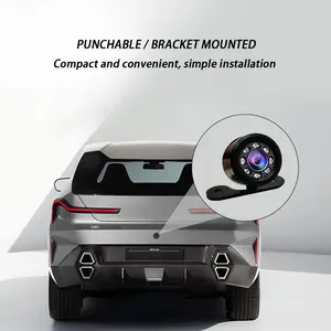 Wide Angle Waterproof Night Vision Small Mini 1080P Front-view Rear View Blind Spot Detection Front Grill Camera