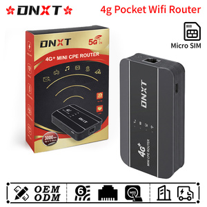ซิมการ์ด WiFi แบบพกพา dnxt WiFi6 4G เราเตอร์แบบพกพา WPS 3000mAh โมเด็มมือถือ wps/lan Cat4 4G LTE เราเตอร์ WiFi ซิมการ์ดใช้ทัวร์ - Product Image 1