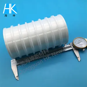 Glaze Polish Custom Zirconia Ceramic High Hardness Screwed Pipe For Industry