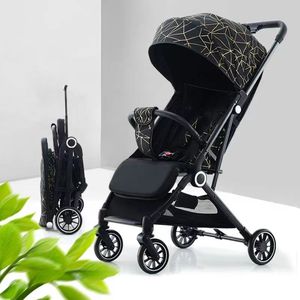 Landau pour bébé pliable de marque OEM Landau pliable pour bébé Buggy chariot porte-bébé poussette légère pour enfants - Product Image 4
