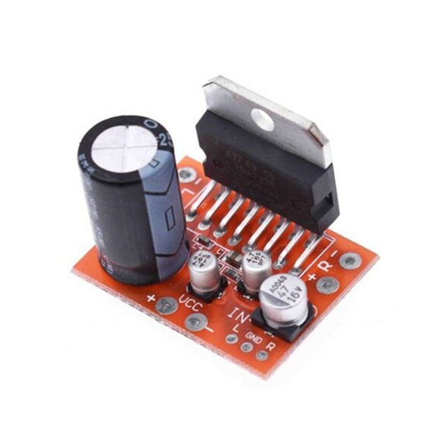 Taidacent Replaced TDA7377 TDA7297 Dc12v 39W+39W 2CH DC Power Mini Audio Power Amplifier BTL Kit TDA7379 Amplifier Board Circuit
