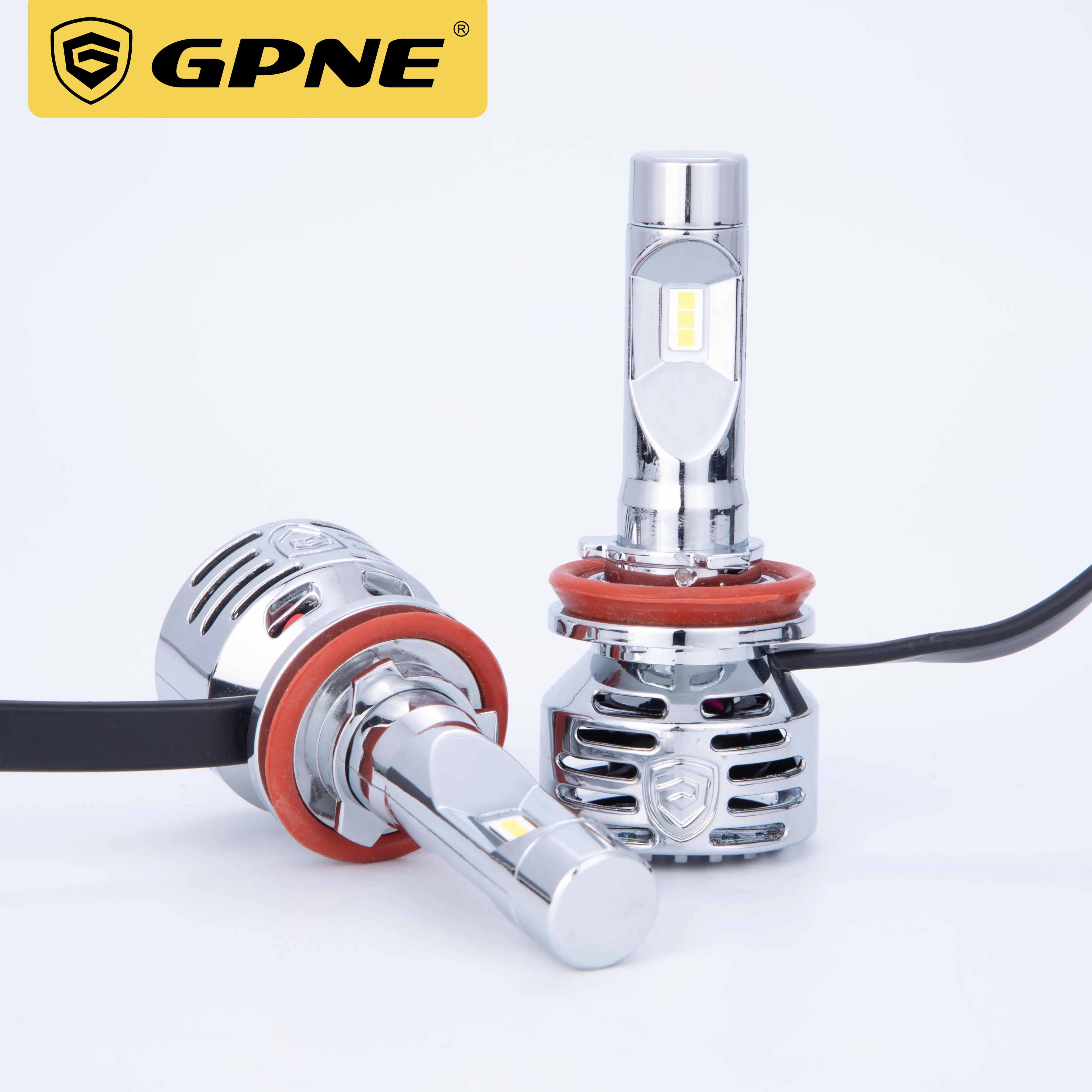 GPNE R3 led bulb h1 h4 h7 h11 h16 880 9005 9006 9012 12 volts 38W 8000lm fast high bright car led auto headlight