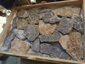 Màu xám tự nhiên màu xanh đá vôi điên Loose đá ngẫu nhiên tường ốp flagstone veneers cho tường trang trí - Product Image 6