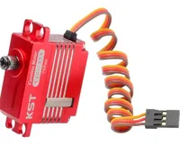 Moteur servo numérique miniature KST X15-755X 10.2Kgf.cm 0.04sec à engrenages métalliques, sans noyau, DC7.4V, programmable, démarrage progressif pour modèles RC