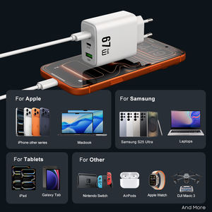 <span class=keywords><strong>Chargeur</strong></span> Rapide 65W PD USB-C avec Fiches US EU UK pour Téléphone Portable, Adaptateur de Charge Rapide 67W, <span class=keywords><strong>Chargeur</strong></span> GaN 65W <span class=keywords><strong>Original</strong></span> - Product Image 5