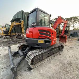 Kubota รถขุด5ton ขุดดินขนาดเล็กเครื่องยนต์ v2607 Kx163-5ดีเซลเครื่องขุดดินขนาดเล็ก