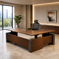 Bureau debout électrique moderne et minimaliste, rectangulaire, pour cadre dirigeant
