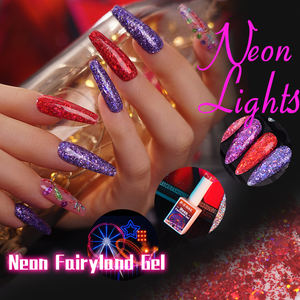 R S Nail Neon Fairyland Gel Nail Supplies Oem Private Label Long Lasting 15ml Colorful Gel Polish - Product Image 1