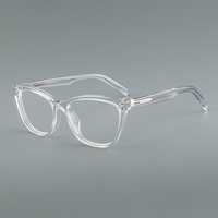 Lunettes de vue œil de chat en acétate MS YL88022 INS pour femmes, anti-lumière bleue, montures couleur bonbon, lunettes de bureau