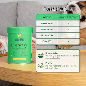 Vitamine Pets Suppléments multivitaminés à croquer nutritionnels quotidiens biologiques Poudre de soutien immunitaire pour chiens et chats - Product Image 5
