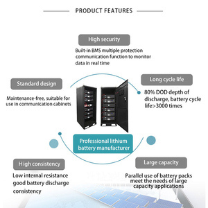 Baterias solares 48v lityum iyon lifepo4 paketi 9kwh 12kwh 15kw 20 kw 24kwh 30kwh 40kw 50kwh 300ah güneş pil bankası - Product Image 5