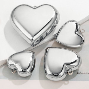 จี้รูปหัวใจขนาดใหญ่สำหรับสร้อยข้อมือทำจากสแตนเลสสตีลขนาด16-42มม. - Product Image 4