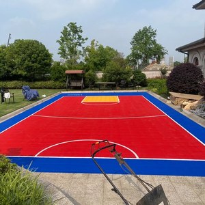 Vente d'usine : Dalles de sol sportives en PP pour terrains extérieurs – Tapis de sol en plastique pour basketball, tennis, <span class=keywords><strong>badminton</strong></span> - Product Image 1