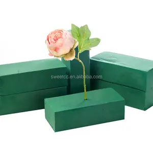 Wholesale High quality easy to absorb high density flower arrangement mud floral foam oasis dry and fresh flower mud