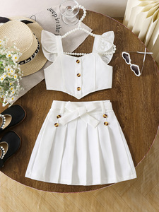 Cintura a strisce multistrato in cotone tinta unita con fibbia decorativa singola, stile Europa America, per ragazze, per il commercio transfrontaliero - Product Image 4