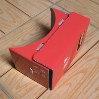 Lunettes de réalité virtuelle 3D VR pour Google Cardboard, casque VR DIY pour films et jeux 3D, compatible avec Android et iOS