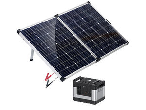 Recharge Portable Car <b>Solar</b> <b>Generator</b> 110v 220v Lithium Battery 1100wh/300000mah Pure Sine Wave Flashlight Air Compressor Ready - Product Image 3