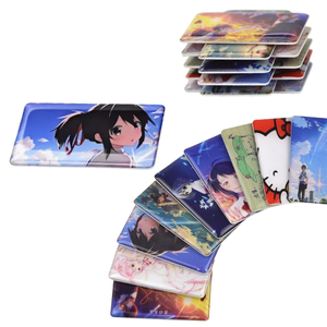 Custom DIY Transparent Anime & Kpop Card Plastic Crafts Handicraft Silk Printed Star Style Standee Picture Pattern Model