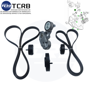Generatorgordelspannerset Voor Audi Vw Porsche <span class=keywords><strong>3</strong></span>.0T 06m903133ac 06m903315e 06m903341f 9a726093806 06m903137aa 06m260849l - Product Image 4