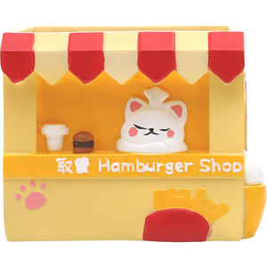 Roogo กระถางปลูกต้นไม้ไม้อวบน้ำสำหรับตกแต่งบ้านและโต๊ะสไตล์สถานีอาหาร - Product Image 5