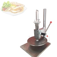 Presse à pâte à pizza manuelle de 35 cm, en acier inoxydable, rouleau à pâte, presse à pâtisserie, presse à pâte à pizza, presse à aplatir le chapati