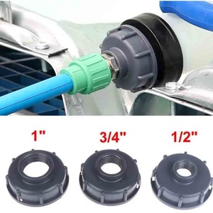 ตัวแปลงก๊อกน้ำถังเก็บน้ำฝน IBC ขนาด S60 X 6 เป็น G1/2" 3/4" 1" สำหรับถัง IBC พร้อมวาล์วและสายยาง - Product Image 6