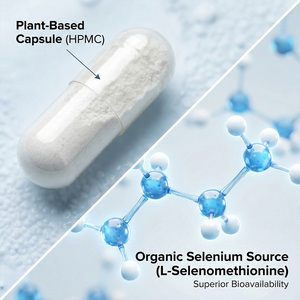 Complément de sé<span class=keywords><strong>l</strong></span>énium NAC, antioxydant et régulateur immunitaire, excipients d'origine végétale, soin du foie - Product Image 3