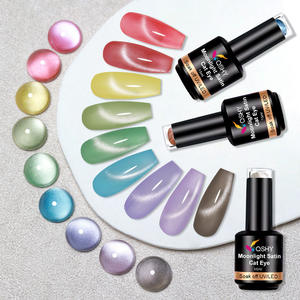 Tpo Hema Free Nail Gel Polish Professional UV LED Gel Nail Polish Set Efecto de ojo de gato Suministros de uñas de larga duración para uso en belleza - Product Image 4