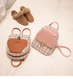 Sacs à <span class=keywords><strong>Dos</strong></span> Filles 2024 : Polyvalents et Élégants, Petits Cartables à Carreaux, Trousse de Maquillage <span class=keywords><strong>Femme</strong></span>, <span class=keywords><strong>Sac</strong></span> à <span class=keywords><strong>Dos</strong></span> <span class=keywords><strong>Mini</strong></span> Fermeture Éclair - Product Image 4