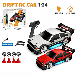 Offre Spéciale : Voiture RC 4x4 Télécommandée 1:24 en Métal, Éclairée, Haute Vitesse, Drift, 4 Canaux, Jouet de Course - Product Image 5