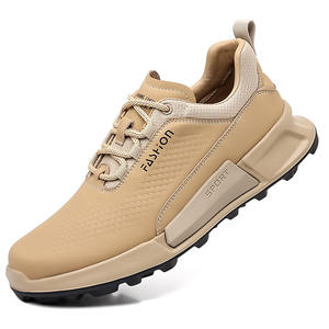 Vente en gros d'usine de nouvelles chaussures de marche pour hommes et femmes avec empeigne en daim synthétique, chaussures de sport légères et tendance - Product Image 5