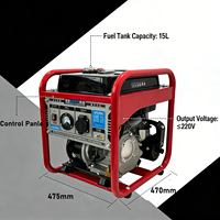 E-XIAPU tragbare intelligente Inverter Benzin 3kw Benzin-Generator-Set für Home Emergency Power Need & Outdoor-Einsatz