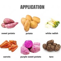 Machine à peler et laver le manioc et les pommes de terre, éplucheur de fruits et légumes avec moteur performant
