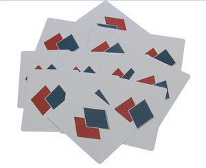 WJPC-cartas de juego de papel de aluminio de Color, juego de cartas que brillan en la oscuridad, en caja personalizada - Product Image 3