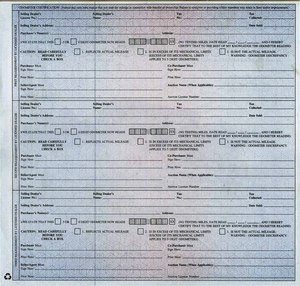 Certificado antifalsificación invisible UV de microtexto de marca de agua de alta calidad para automóviles o vehículos de F - Product Image 3