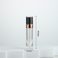 Tubes d'emballage cosmétiques durables de 6 ml pour les lèvres, flacon rechargeable pour rouge à lèvres liquide, emballage vide pour baume à lèvres