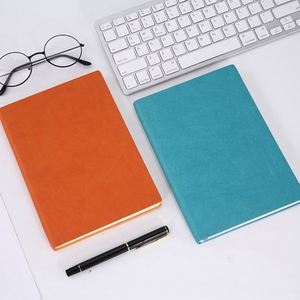 Custom Printed A5 Soft PU Leather Cover Notebook Fashion Simple Lined <b>Journal</b> Thermal Binding for Business Diary <b>Writing</b> - Product Image 4